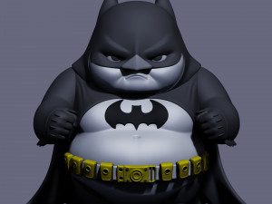 Fat Batman Model Cetak 3D