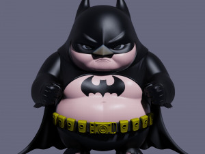 Fat Batman Model Cetak 3D