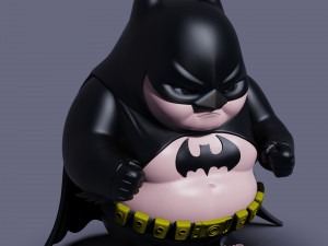 Fat Batman Model Cetak 3D