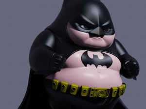 Fat Batman Model Cetak 3D
