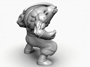 God of wealth 3D Model
