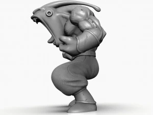 God of wealth 3D Model