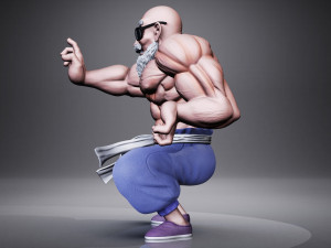 MASTER ROSHI Model 3D