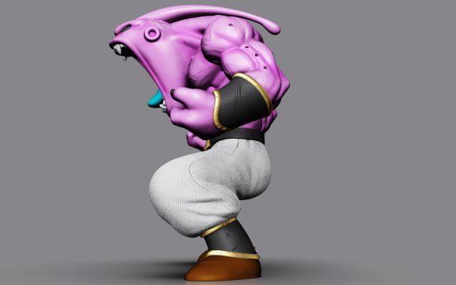 MAJIN BUU Modèle 3D .c4d .max .obj .3ds .fbx .stl .blend 