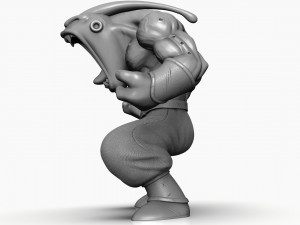 MAJIN BUU Modèle 3D