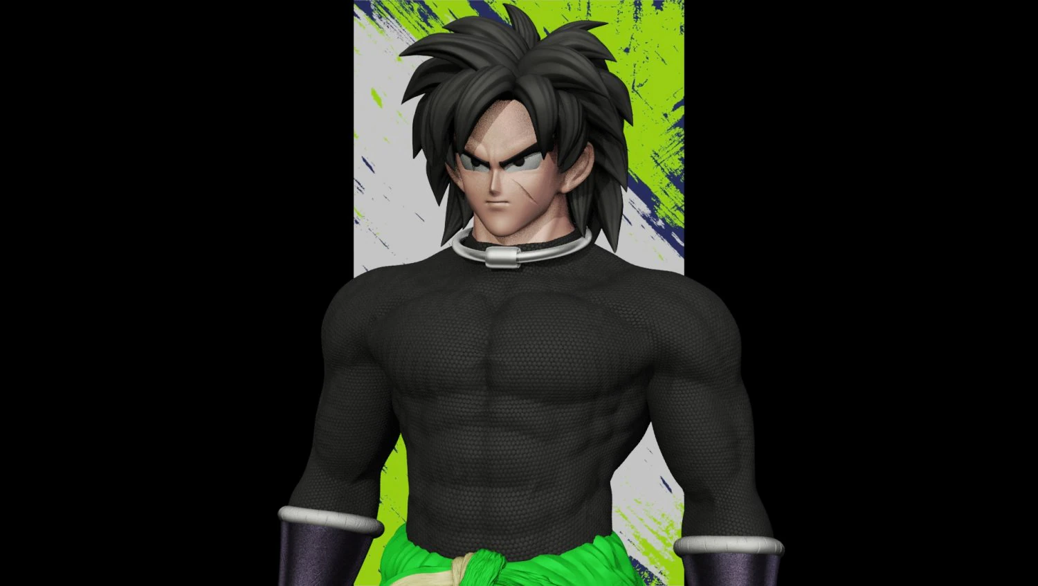 Broly dg super 3D Model .c4d .max .obj .3ds .fbx .stl .blend 
