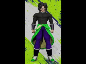 Broly dg super 3Dモデル