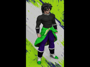 Broly dg super 3Dモデル