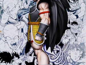 Raditz 3D Model