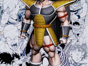Raditz 3D Model