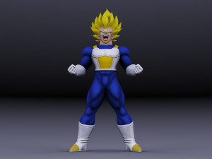 VEGETA SS Model 3D