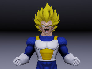 VEGETA SS Model 3D