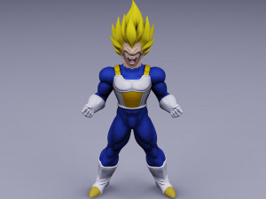 VEGETA SS Model 3D