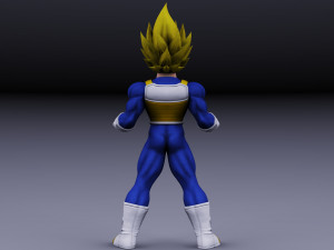 VEGETA SS Model 3D