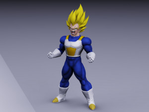 VEGETA SS Model 3D