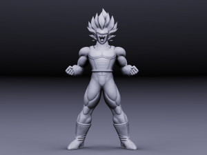 VEGETA SS Model 3D