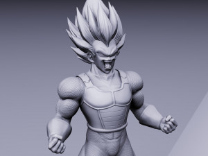 VEGETA SS Model 3D