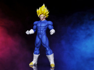 VEGETA SS Model 3D