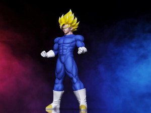 VEGETA SS Model 3D