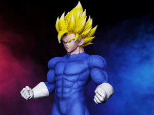 GOKU SSJ 2 3D Model