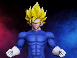 GOKU SSJ 2 3D Модель