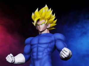 GOKU SSJ 2 3D Модель