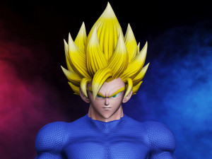 GOKU SSJ 2 3D Модель