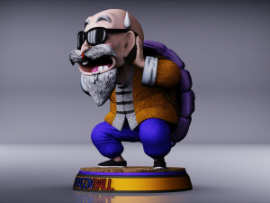 Master Roshi 3D Print Model