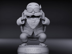 Master Roshi 3D Print Model