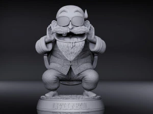 Master Roshi 3D Print Model