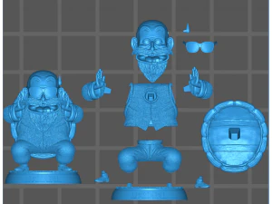 Master Roshi 3D Print Model