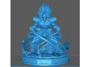 BROLY CRAZY DG SUPER 3D Print Model