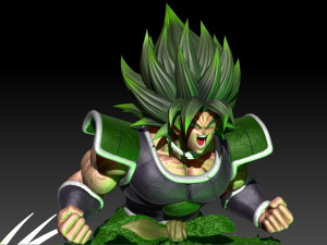 BROLY CRAZY DG SUPER 3D Print Model