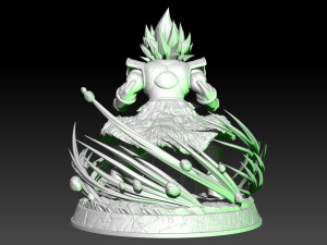 BROLY CRAZY DG SUPER 3D Print Model