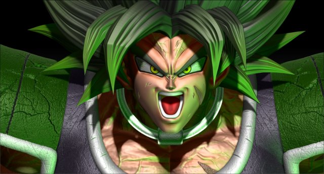 BROLY CRAZY DG SUPER 3D Print Model .c4d .max .obj .3ds .fbx .stl .blend 