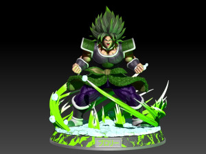 BROLY CRAZY DG SUPER 3D Print Model