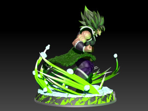 BROLY CRAZY DG SUPER 3D Print Model
