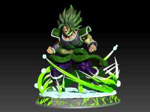 BROLY CRAZY DG SUPER 3D Print Model