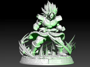 BROLY CRAZY DG SUPER 3D Print Model