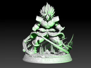 BROLY CRAZY DG SUPER 3D Print Model