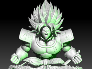 BROLY CRAZY DG SUPER 3D Print Model