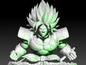 BROLY CRAZY DG SUPER 3D Print Model