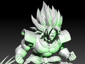 BROLY CRAZY DG SUPER 3D Print Model