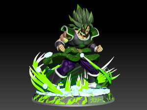 BROLY CRAZY DG SUPER 3D Print Model