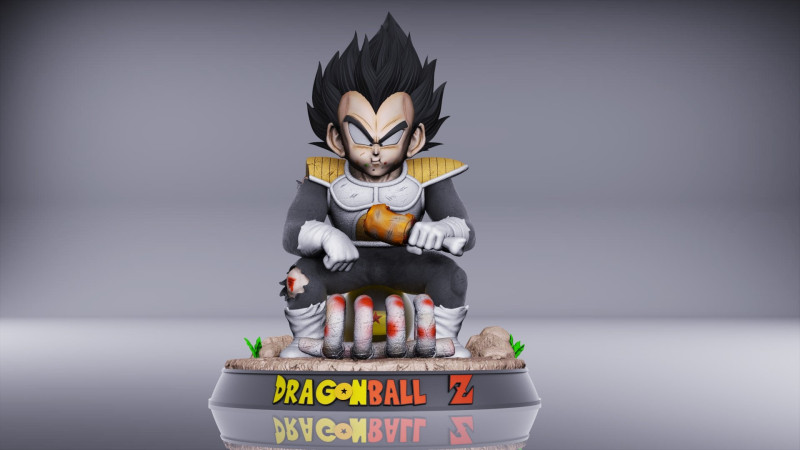 Vegeta Namek 3D Принт Модель .c4d .max .obj .3ds .fbx .stl .blend 