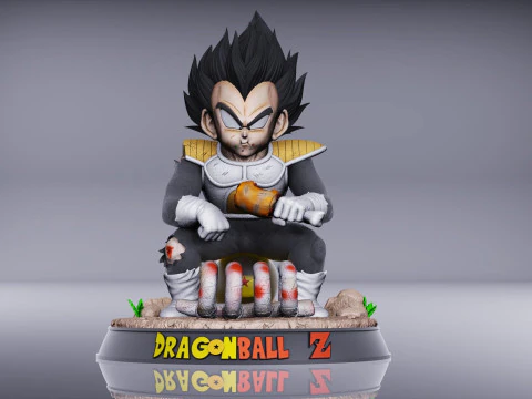 Vegeta Namek Modello di stampa 3D