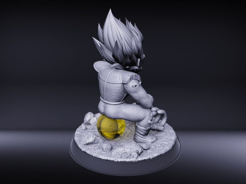Vegeta Namek 3D Принт Модель