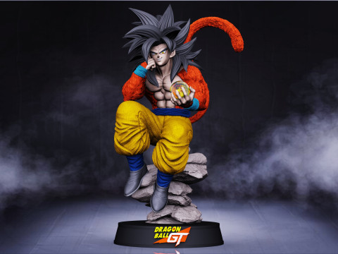 Goku ssj4 3Dモデル