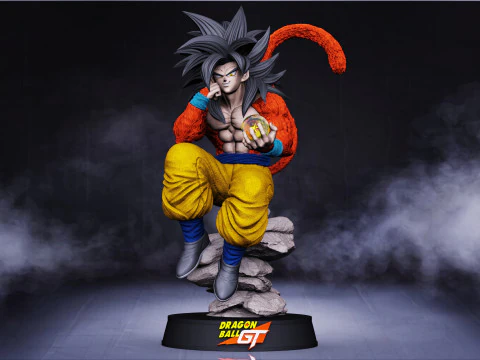Goku ssj4 3D Model