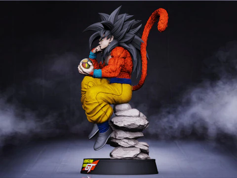 Goku ssj4 3D Model